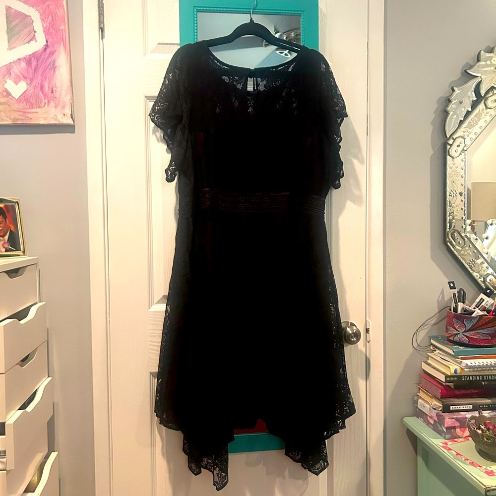 Torrid black lace dress